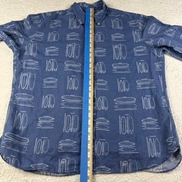 Brooks Brothers Mens Long Sleeve Surfboard Linen Button Down Shirt Size Large - Picture 8 of 8